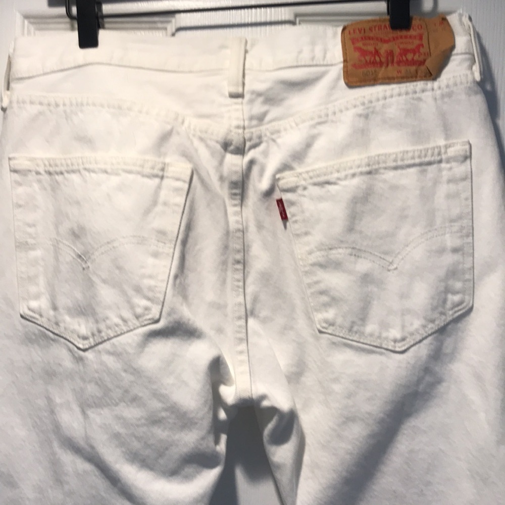Classic 501 Levi’s - white denim 31 x 30 - Picture 9 of 9